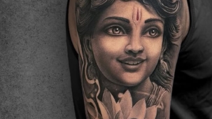 Hyper-Realism Masterpiece: Lord Krishna Tattoo Artist in Pune