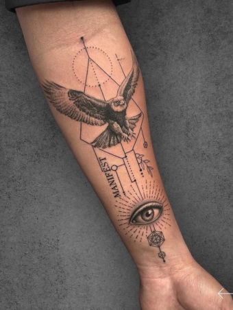 Custom Eagle Tattoo | Symbol of Freedom & Strength | Pune Tattoo Artist